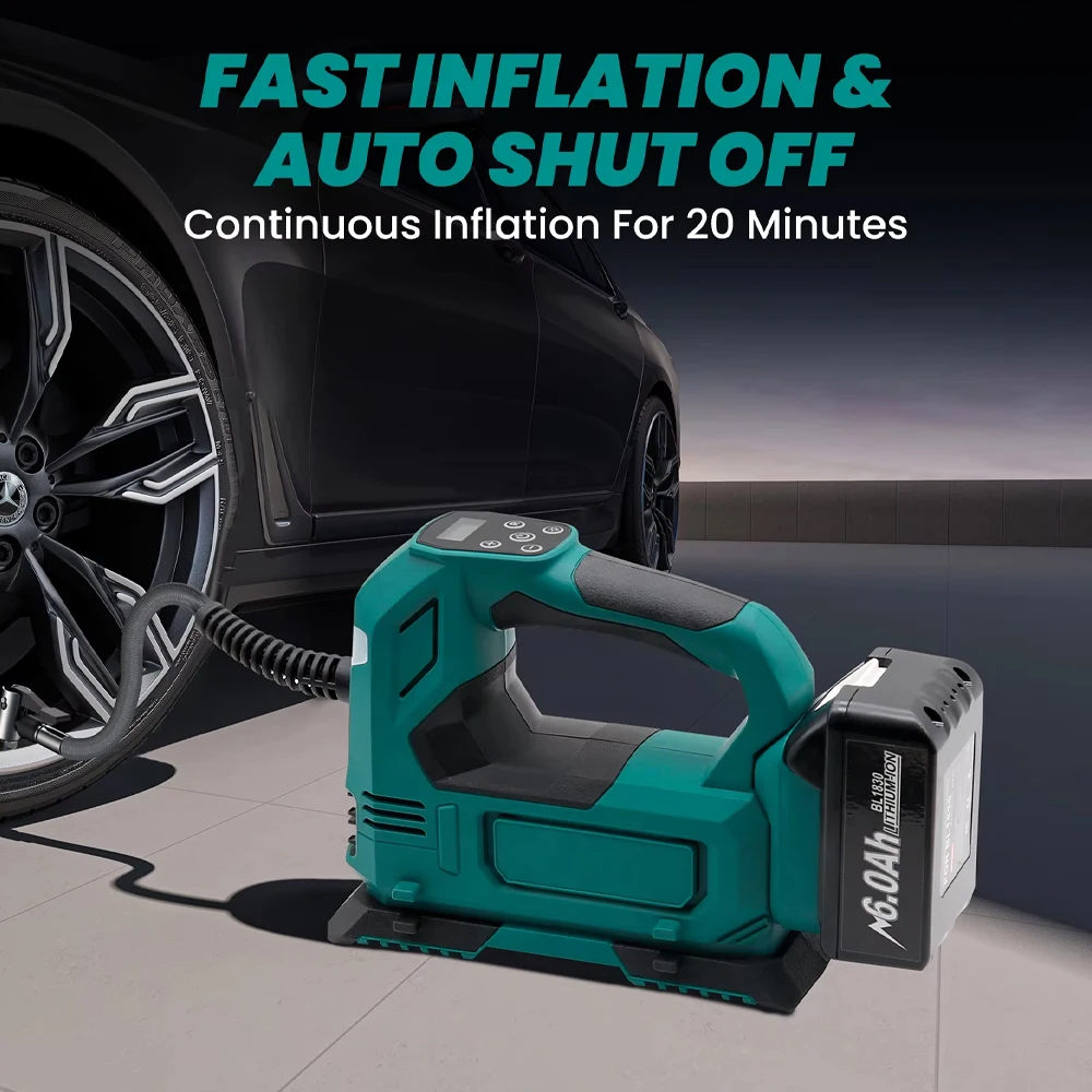 Power Tools Makita - Lithium Cordless Tire Inflator Wireless Air