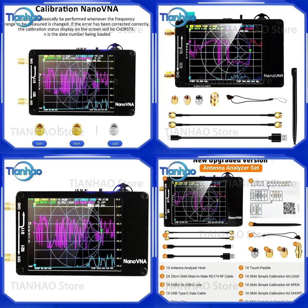 Upgrade 2.8 inch TFT NanoVNA-H - огляд і ціна Power Tools Vector