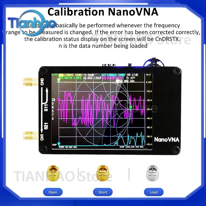 Upgrade 2.8 inch TFT NanoVNA-H - огляд і ціна Power Tools Vector