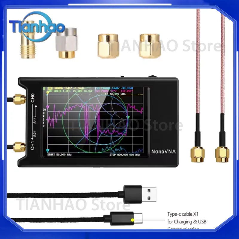 Nano VNA-H4 Antenna Analyzer f - огляд і ціна Power Tools Vector