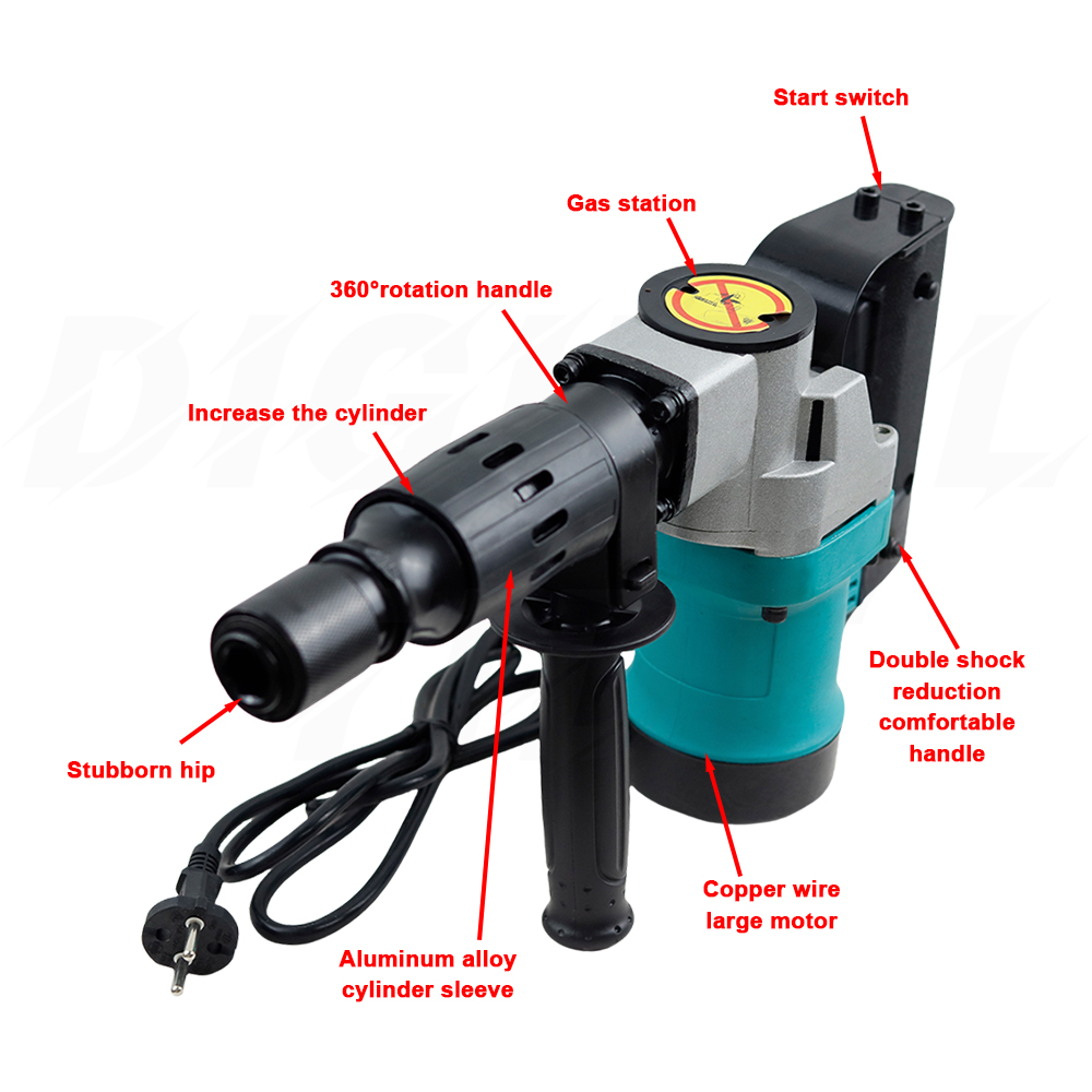 1200W Heavy Duty Electric Hamm - огляд і ціна Power Tools Hammer