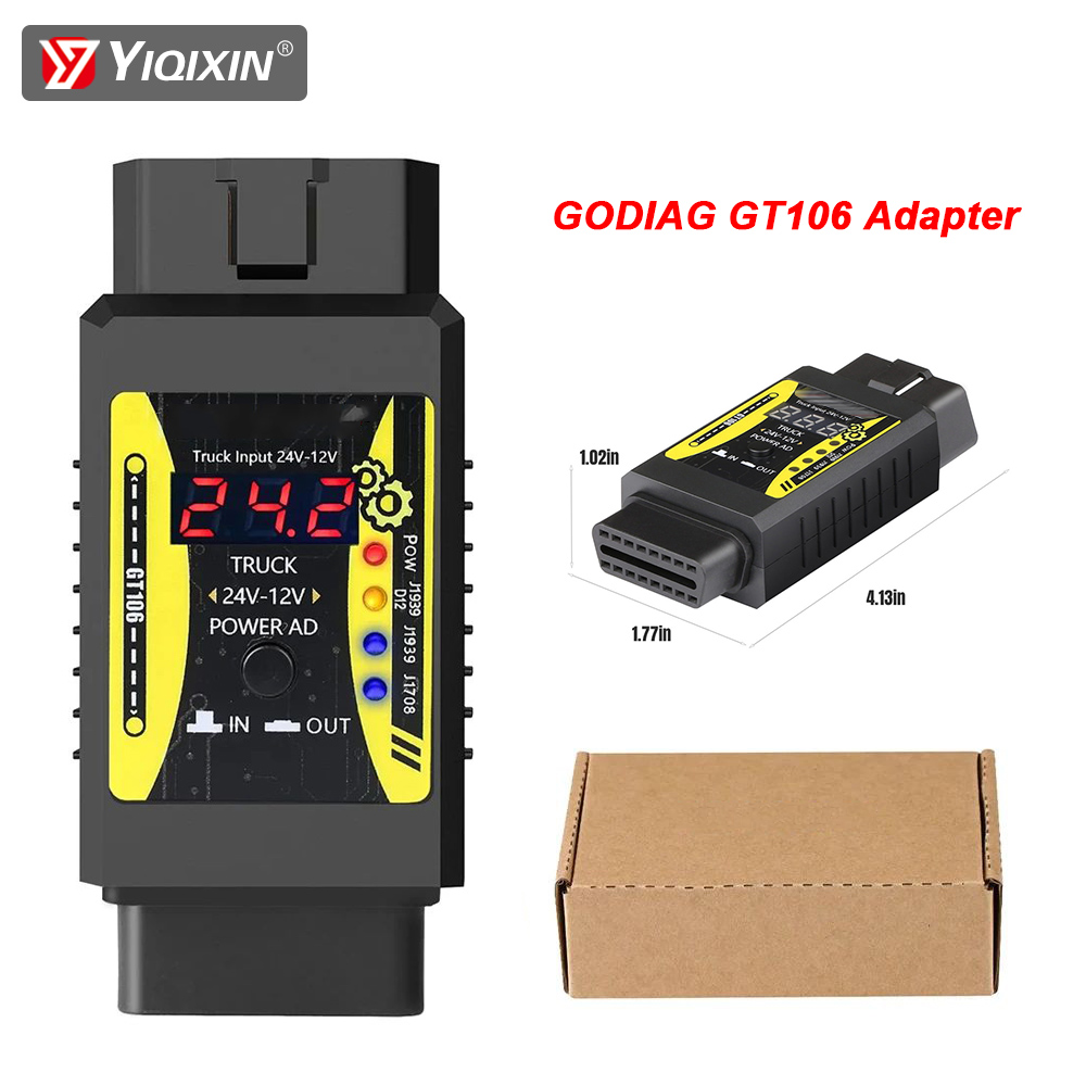 Godiag GT106 Plus Heavy Duty T - огляд і ціна Power Quality Tools