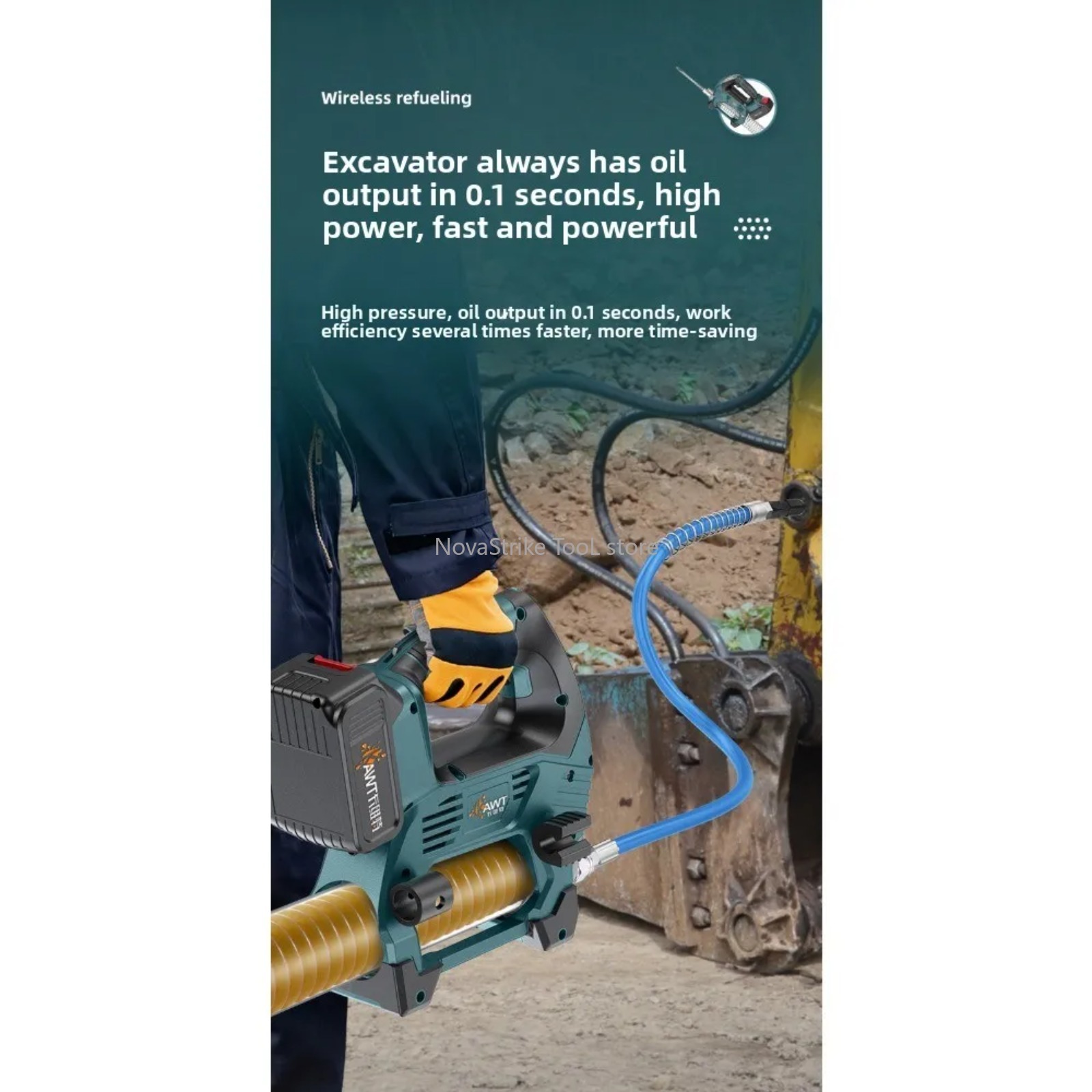 Brushless 600CC Electric Greas - огляд і ціна Power Tools Grease
